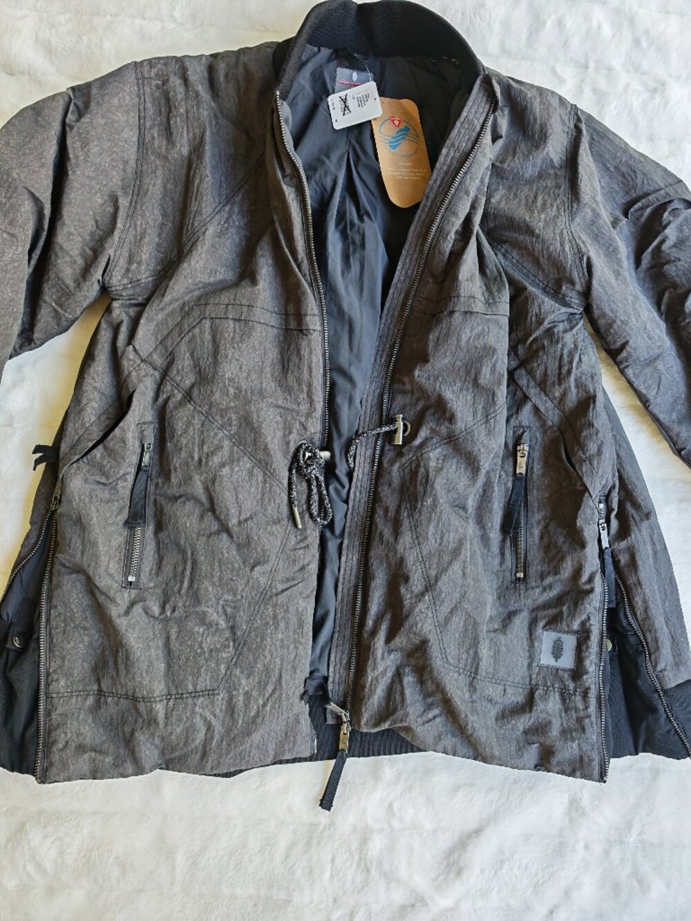 Free People Movement Trek Puffer Jacket Utility Black NWT $368 Retail - Picture 5 of 15